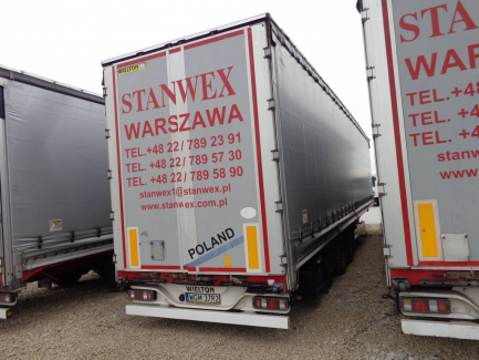 Zdjęcie przedmiotu: AUCTION OF THE DAY WIELTON NS3K Curtain trailer