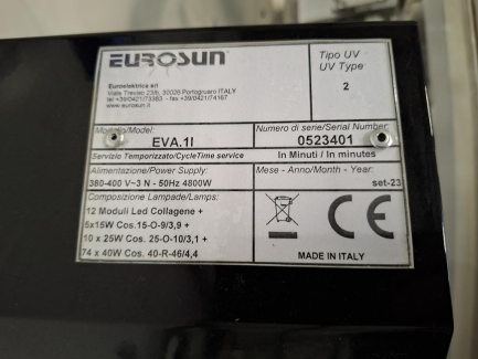 Zdjęcie przedmiotu: Zestaw wyposażenia solarium