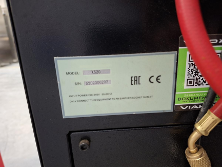 Zdjęcie przedmiotu: Workshop equipment set (VIAKEN X520 air conditioning service station, ROCKS OK.-08.3100 wheel balancer)