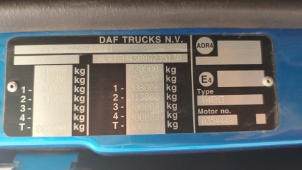 Zdjęcie przedmiotu: DAF XF 480 E6 21.0t FT Space Cab