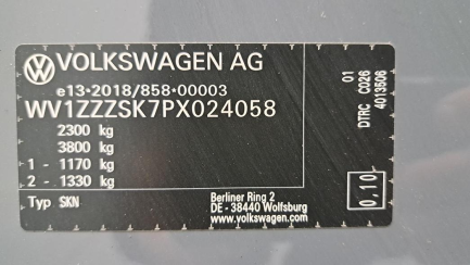 Zdjęcie przedmiotu: Volkswagen Caddy Maxi 2.0 TDI E6 2.5t Cargo