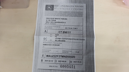 Zdjęcie przedmiotu: Audi A6 35 TDI mHEV S tronic Oświadczenie o utracie DR