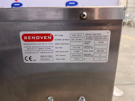 Zdjęcie przedmiotu: Gas tunnel pizza oven SENOVEN SEN 1602