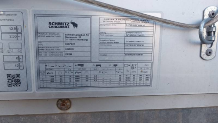 Zdjęcie przedmiotu: SCHMITZ SCS 24 35.0t