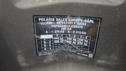 Zdjęcie przedmiotu: Polaris Scrambler XP 1000 S Oświadczenie o utracie DR