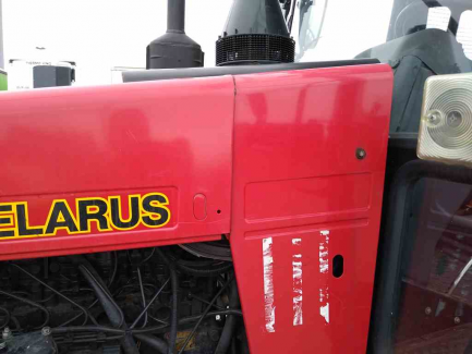 Zdjęcie przedmiotu: AUKCJA PAKIETOWA Ciągnik rolniczy Belarus 1221.2 + Przyczepa zrywkowa Palms 12D/700