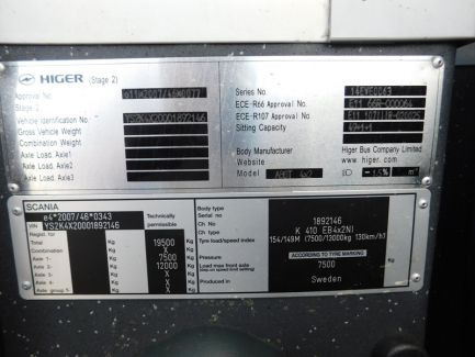 Zdjęcie przedmiotu: SCANIA TOURING HD A-SERIES Euro 6