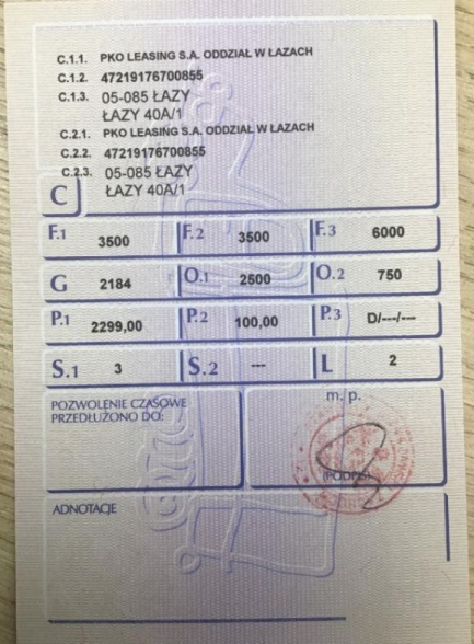 Zdjęcie przedmiotu: Renault Master FWD 2.3 dCi L3H2 Extra E6d 3.5t Oświadczenie o utracie DR