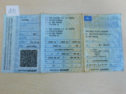 Zdjęcie przedmiotu: HIGER SCANIA TOURING HD