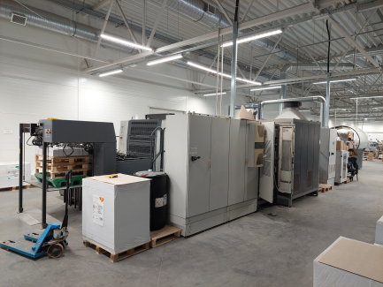 Zdjęcie przedmiotu: Чотириколірна листова офсетна машина Manroland 704 3B LV HiPrint