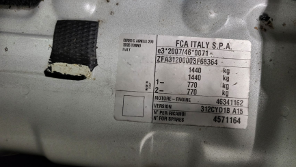 Zdjęcie przedmiotu: Fiat Panda Van 1.0 GSE Hybrid Pop Business/Pop Oświadczenie o utracie DR
