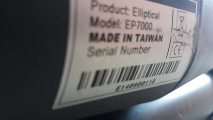 Zdjęcie przedmiotu: Elliptical cross trainer - elliptical trainer