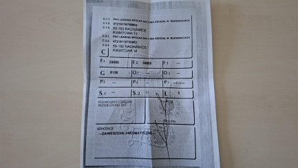 Zdjęcie przedmiotu: SCHMITZ SKI 24 35.0t Oświadczenie o utracie DR