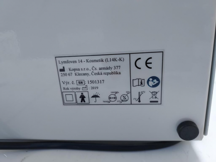 Zdjęcie przedmiotu: Cosmetic device for slimming and removing cellulite Double lymph drainage STUDIO FIGURA Lymfoven 14-Kosmetik (L14K-K)