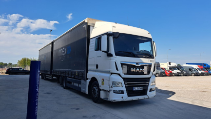 Zdjęcie przedmiotu: MAN/GNIOTPOL TGX + GNIOTPOL P2-18K 18.0t