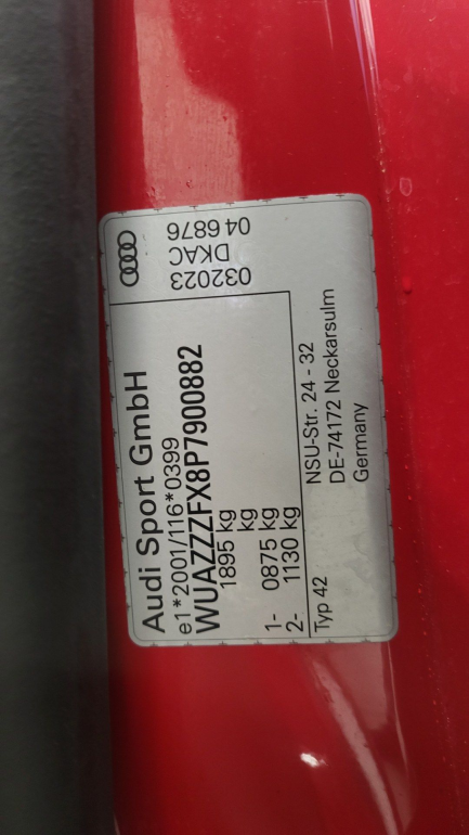 Zdjęcie przedmiotu: Audi R8 V10 RWD Performance