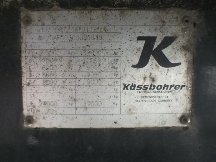 Zdjęcie przedmiotu: KAESSBOHRER MAXIMA XS Curtain trailer