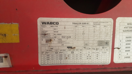 Zdjęcie przedmiotu: Wielton NS-3 curtain semi-trailer