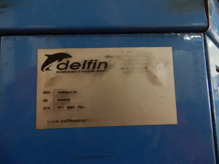 Zdjęcie przedmiotu: Vacuum cleaner DELFIN MANUFACTURERS OF INDUSTRIAL VACUUMS HEAVY DUTY ASDG300SEPN