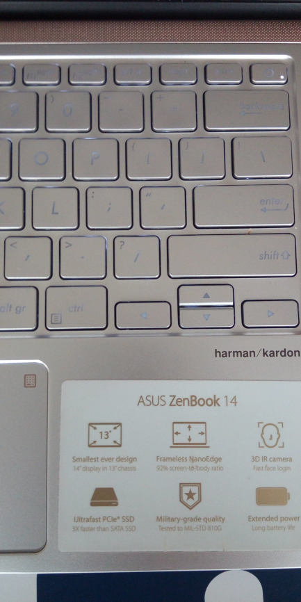 Zdjęcie przedmiotu: ASUS ZenBook 14.1 "Laptop UX433FN i7-8565U / 16GB / 512PCie / Win10