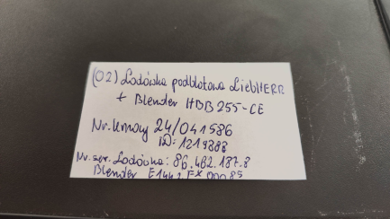 Zdjęcie przedmiotu: Liebherr FKvesf 1805 refrigerated cabinet