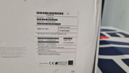 Zdjęcie przedmiotu: Apple iMac 24 "desktop computer with Retina 4.5K screen, 8-core Apple M1 processor with 7-core graphics, 256 GB disk, Magic Trackpad - blue manufacturer code MJV93ZE / A / MT