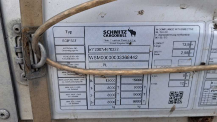 Zdjęcie przedmiotu: SCHMITZ SCS 24 35.0t Dropside