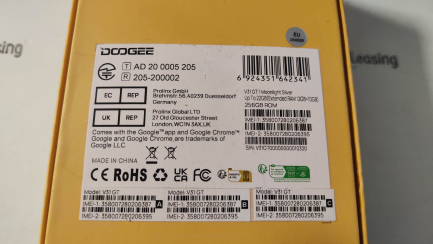 Zdjęcie przedmiotu: Smartfon DOOGEE V31 GT 12/256GB 5G 6.58" 120 Hz Srebrny