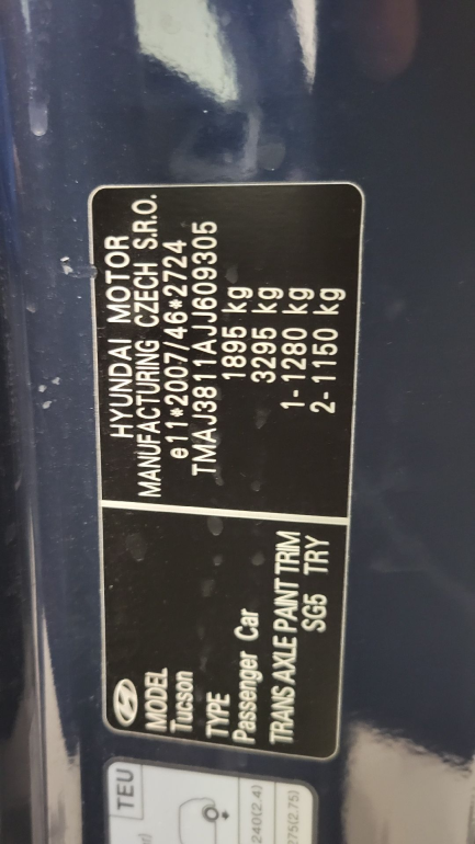 Zdjęcie przedmiotu: Hyundai Tucson 1.6 GDI BlueDrive Comfort 2WD