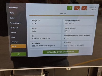 Zdjęcie przedmiotu: Кавоварка під тиском FRESCO X580C + холодильник MILK COOLER C5