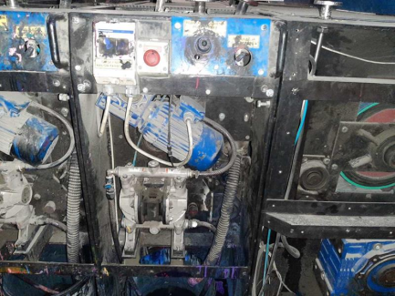 Zdjęcie przedmiotu: Rotary line designed for printing and cutting out boxes and flap boxes made of corrugated cardboard KOBOX SLOT 45 3KR 2500