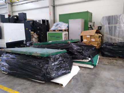 Zdjęcie przedmiotu: Football pneumatic hall, intended for temporary coverage of facilities, e.g. sports facilities. Jollers Plastbud Sp. z o.o. (60x40x11m)