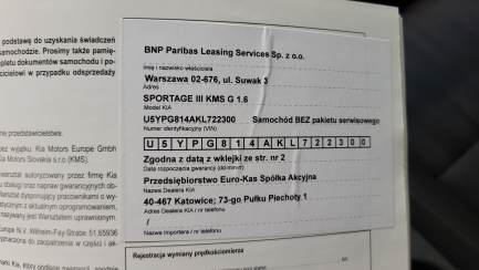 Zdjęcie przedmiotu: Kia Sportage 1.6 GDI M 2WD