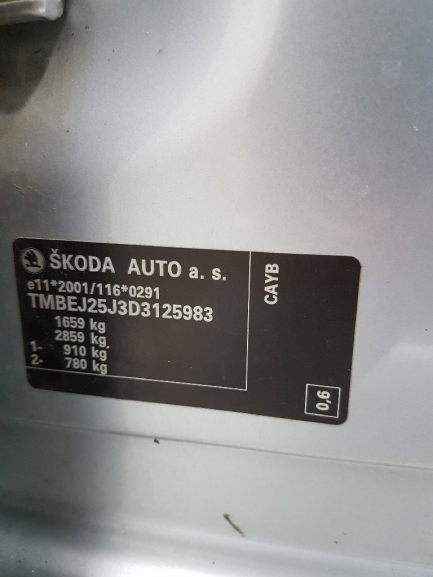 Zdjęcie przedmiotu: Skoda Fabia 1.6 TDI DPF Active Plus