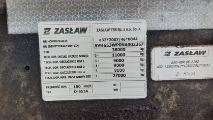 Zdjęcie przedmiotu: ZASŁAW D-653 35.0t Dump Steel