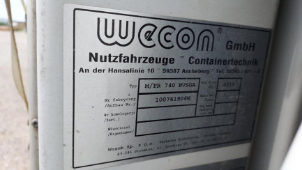 Zdjęcie przedmiotu: MAN TGX + WECON PC 18.0t