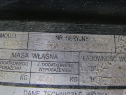 Zdjęcie przedmiotu: W&oacute;zek widłowy Doosan G30G LP
