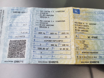 Zdjęcie przedmiotu: Ford Focus 1.6 Trend