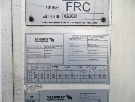 Zdjęcie przedmiotu: MEGA SCHMITZ SCB * S3B refrigerator semi-trailer