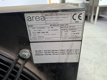 Zdjęcie przedmiotu: Холодильна установка AREA COOLING SOLUTIONS APTXSs-10 TROPIC + COOLER AREA COOLING SOLUTIONS REA 4003 36 6D
