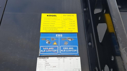 Zdjęcie przedmiotu: KOGEL SN 24 Cargo CO24P90/1110/13.95 35.0t