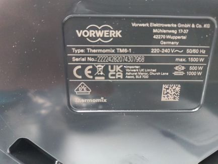 Zdjęcie przedmiotu: The new Thermomix 2022 multifunction device