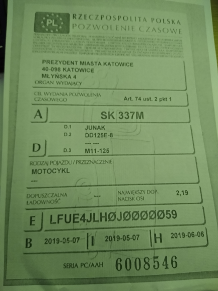 Zdjęcie przedmiotu: Junak M11