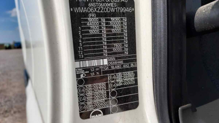 Zdjęcie przedmiotu: MAN TGX E5 18.0t BLS(XLX)