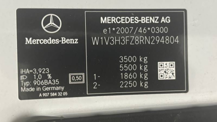 Zdjęcie przedmiotu: MERCEDES-BENZ/BMB SPRINTER E6e 3.5t Base Aut.