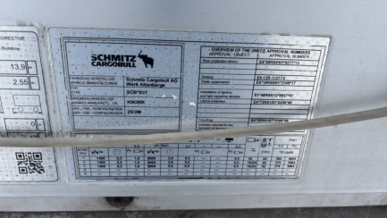 Zdjęcie przedmiotu: SCHMITZ SCS 24 35.0t Skrzyniowa
