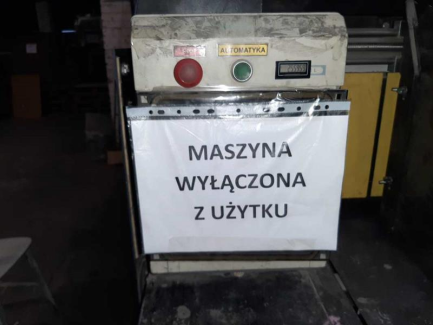 Zdjęcie przedmiotu: Rotary line designed for printing and cutting out boxes and flap boxes made of corrugated cardboard KOBOX SLOT 45 3KR 2500