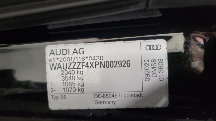 Zdjęcie przedmiotu: Audi A4 35 TFSI mHEV S tronic Oświadczenie o utracie DR