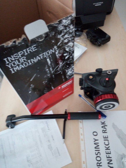 Zdjęcie przedmiotu: Set of photographic equipment (FUJI X-T2 camera + XF 18-55mm lens, FUJI XF 35 F1 4 R lens, stabilizer, SLIDER, head)