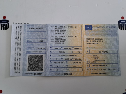 Zdjęcie przedmiotu: VALTRA T255 agricultural tractor + KESLA 316T crane